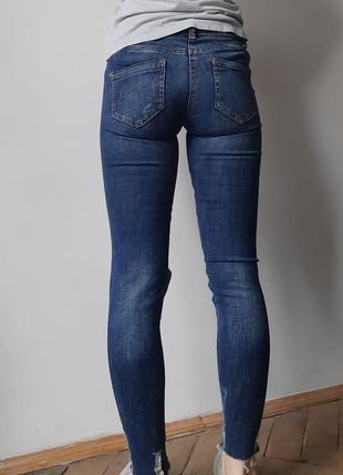 Denim co skinny завужені темні джинси8 фото