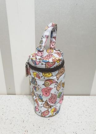 Термосумочка для пляшечки.     висота 19 см, диаметр 8 см