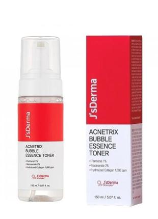 Тонер з ніацинамідом jsderma acnetrix bubble essence toner 150мл1 фото