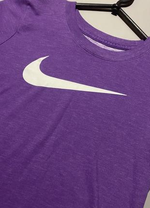 Футболка жіноча nike , найк футболка dri fit. найк swoosh, big logo2 фото