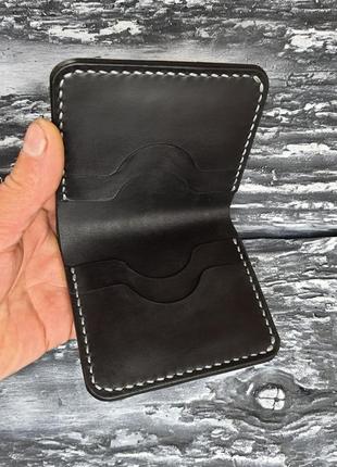 Гаманець портмоне із натуральної шкіри з тризубом6 фото