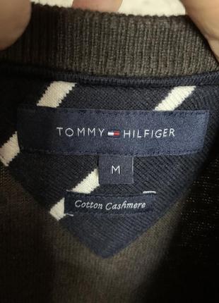 Джемпер пуловер бавовна кашемір tommy hilfiger7 фото