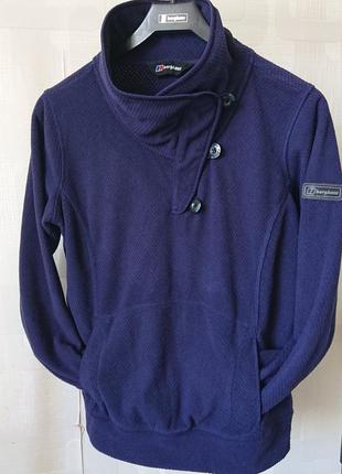 Флисовый брендовый свитер berghaus оригинал!