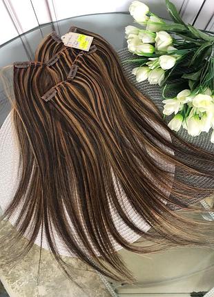 Волосы славянские на заколках 53 см