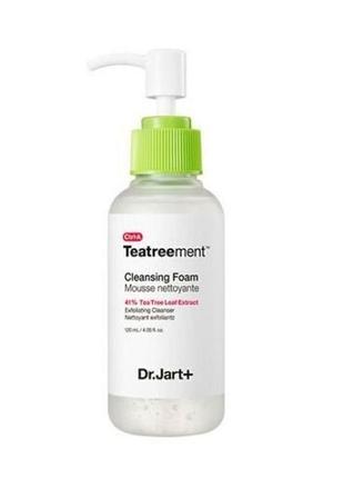 Лікувальна пінка для проблемної шкіри dr. jart+ ctrl-a teatreement cleansing foam