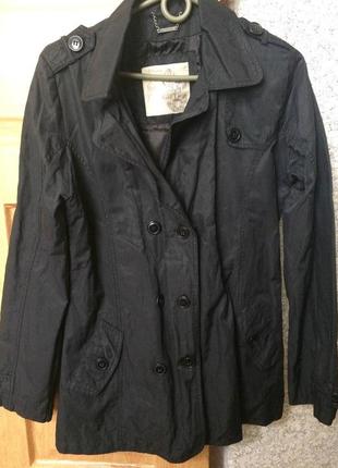 Классный черный плащик-пиджак junker2 фото