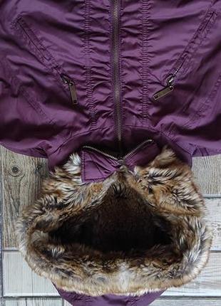 Качественная теплая женская куртка, бомбер clockhouse с искусственным мехом2 фото