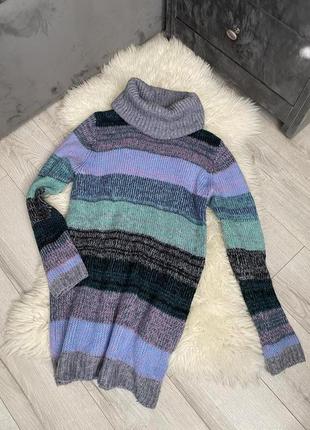 Теплий подовжений светр