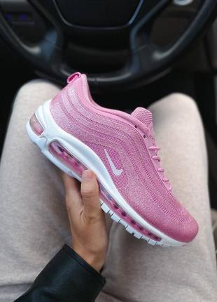 Nk air max 97 pink рожеві