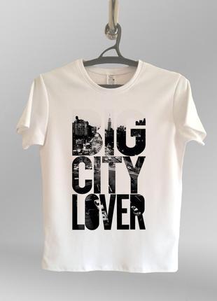 Чоловіча футболка з принтом big city lover