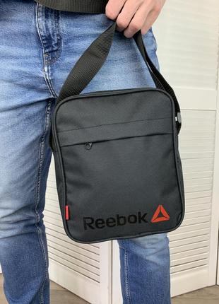 Сумка reebok black, дуже легка та містка