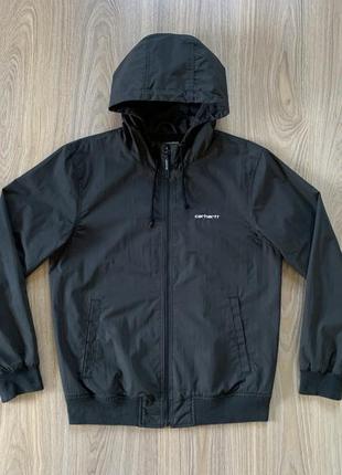 Мужская демисезон куртка ветровка с капюшоном carhartt marsh jacket2 фото