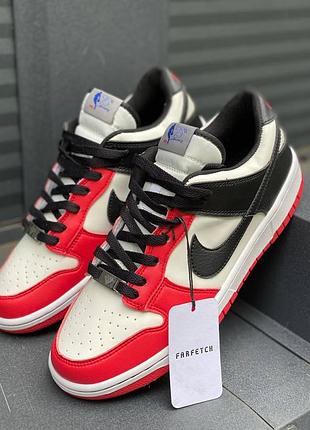 Кроссовки мужские nike air dunk low "nba 75th anniversary chicago"