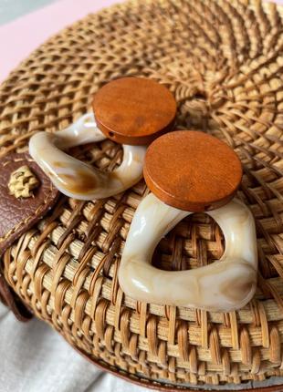 Об’ємні сережки в силі бохо