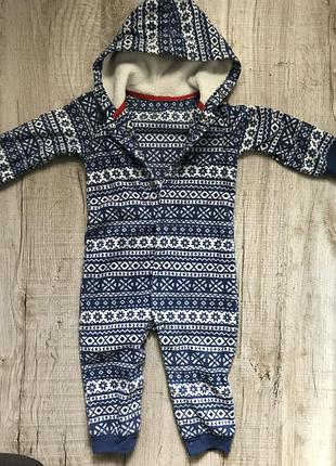 Ромпер человечек флисовый carters поддева