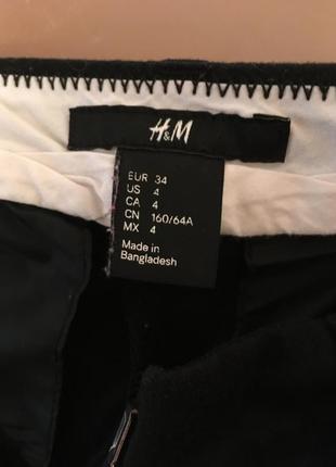 Класичні укорочені штани від h&m, строгі класичні брюки2 фото