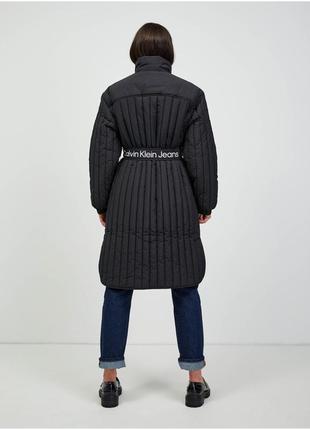 Стеганая курточка с поясом ck2 фото