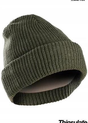 "mil-tec" thinsulate зимняя вязаная шапка с утеплителем для военных