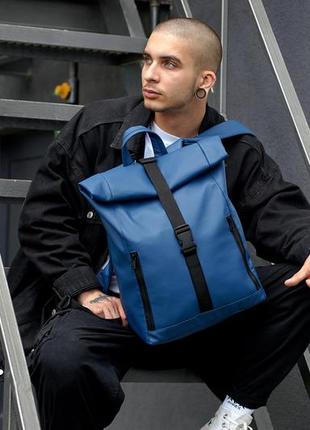 Рюкзак sambag rolltop mini синій5 фото