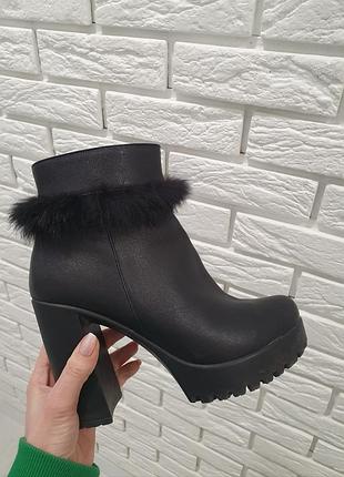 Ботинк зимние из натуральной кожи