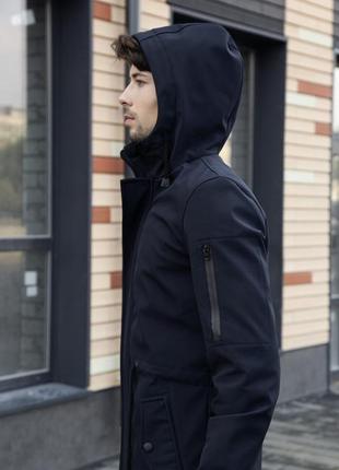 Мужская черная куртка intruder чоловіча чорна куртка intruder