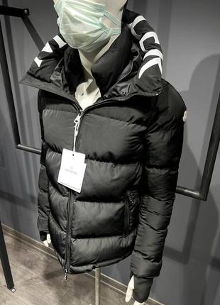 До -35°  куртка пуховик короткий теплый зима осень дутик пуффер черный