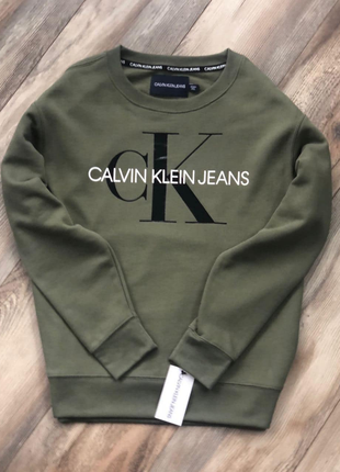 Свитшот на флисе calvin klein кельвин кляйн оригинал2 фото