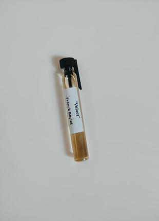 Духи парфюм отливант распив унисекс velvet от franck boclet 🍁 объём 2мл/3мл2 фото