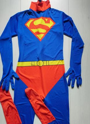 Карнавальний костюм zentai superman1 фото