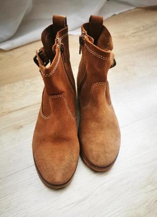 Zara черевички замшеві2 фото