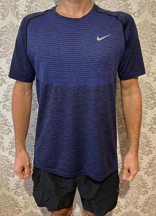 Мужская чоловіча спортивная футболка найк nike для бега для спорта