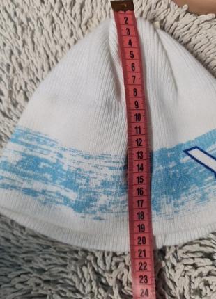Зимняя белая шапка  adidas  y-3 293185 фото