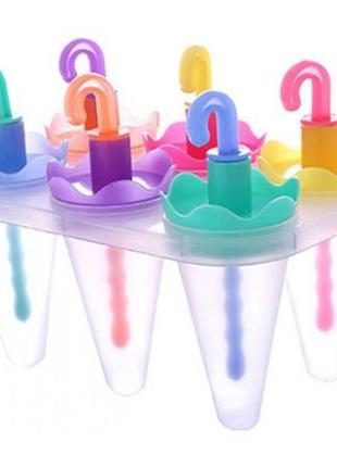 Формочки для мороженого зонтики (6 форм)