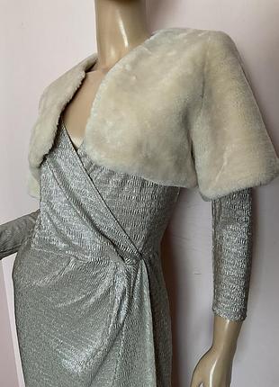 Хутряне біле болеро/m/ brend urmoda