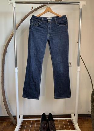 Классические плотные синие джинсы levis 627 straight fit