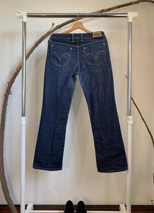 Классические плотные синие джинсы levis 627 straight fit2 фото