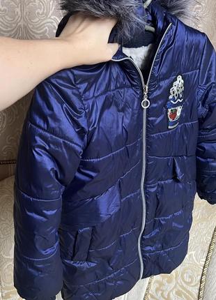 Довга куртка зимова на овчині