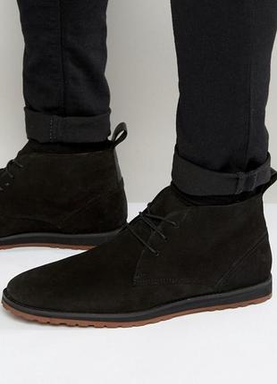 Ботинки замшевые мужские asos 5