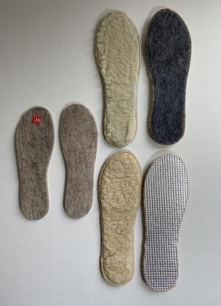 Стельки на осень зиму комплект и поштучно