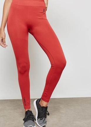 Reebok les mills seamless 7/8 leggings безшовні лосини спорт оригінал