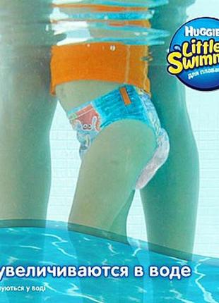 Одноразовые подгузники памперсы трусики трусы для плавания huggies little swimmers4 фото