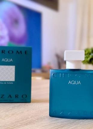 Azzaro chrome aqua edt оригинал 5 мл распив аромата затест