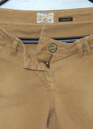 Крутые джинсы скинны светло-коричневого цвета4 фото