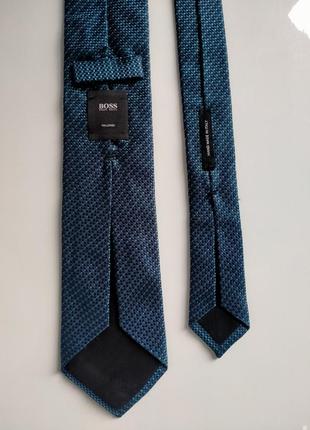 Синя краватка галстук hugo boss1 фото