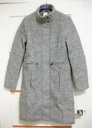 Шикарное пальто шерсть букле р. m 44-46 vero moda5 фото