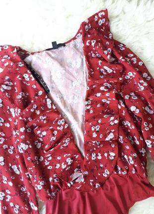 Боді блуза з рюшами від missguided2 фото