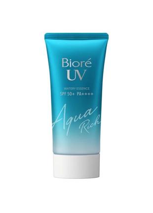 Японський сонцезахисний крем для лиця biore uv aqua rich essence  micro defense 50 гр