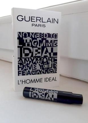 Guerlain l’homme ideal💥оригінал мініатюра пробник mini spray 1 мл книжка8 фото