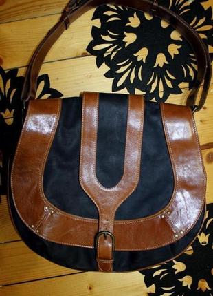 Шикарная сумка aubin&wills genuine leather. кожа, качество на высоте, имеет вес, износостойкая высот3 фото