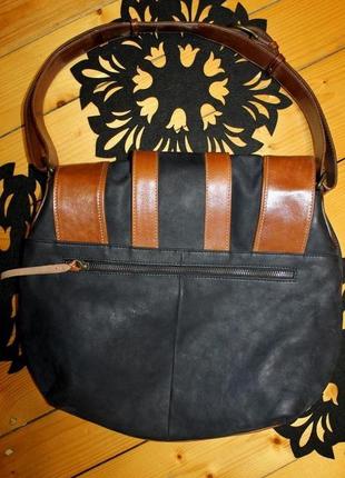 Шикарная сумка aubin&wills genuine leather. кожа, качество на высоте, имеет вес, износостойкая высот5 фото